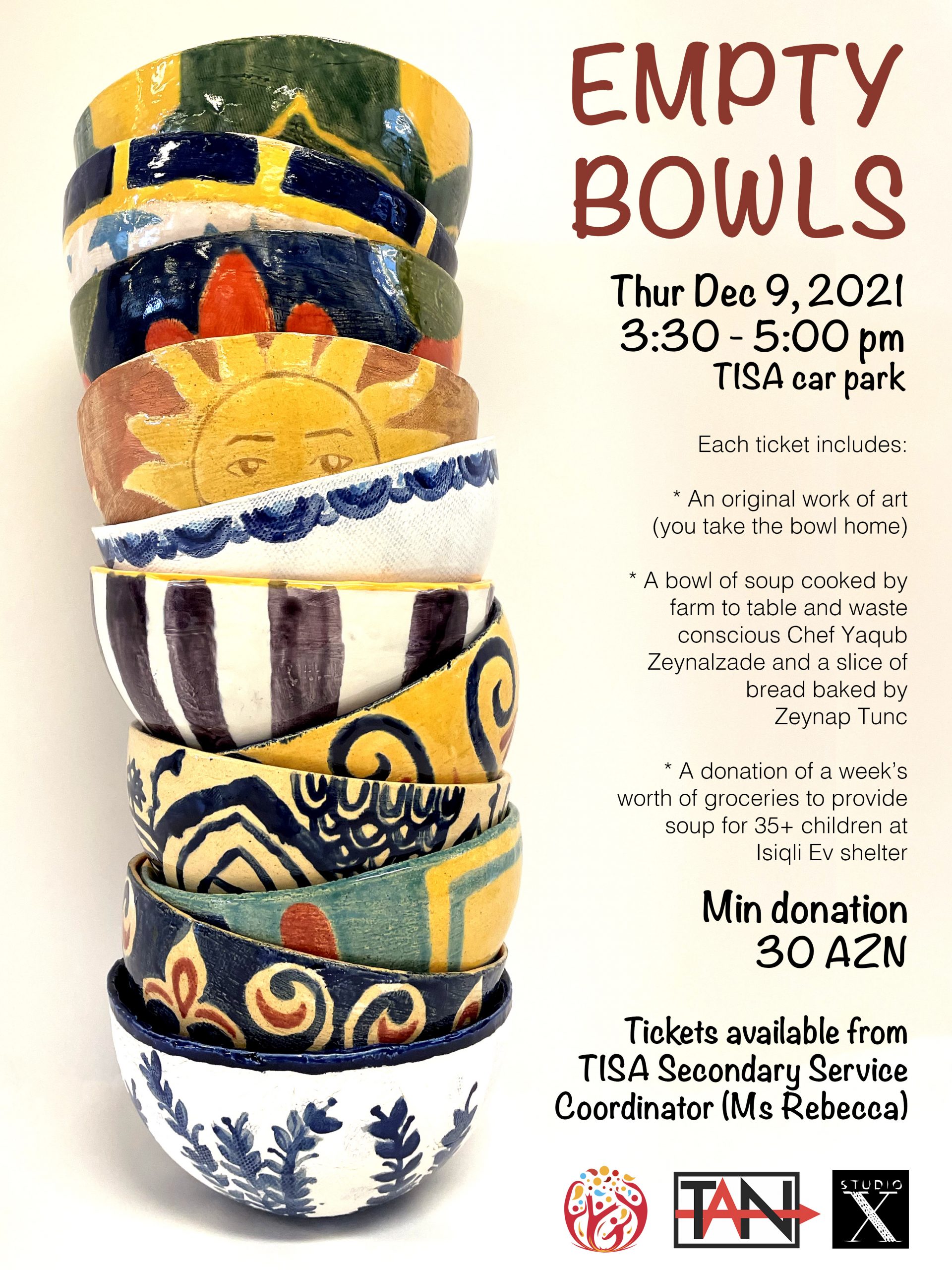 Read more about the article International School of Azerbaijan – Empty Bowls