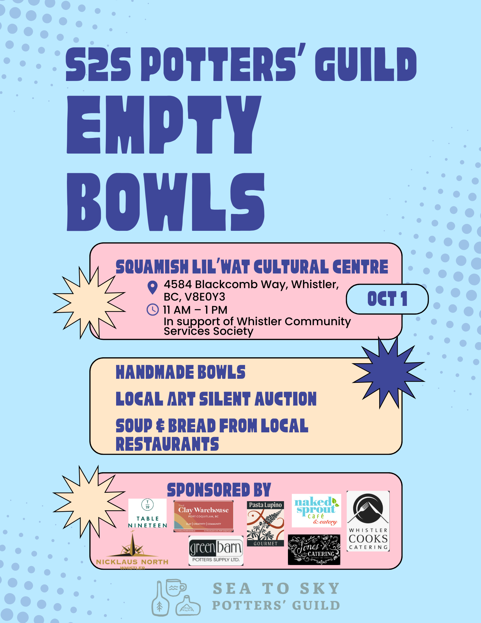 S2S Whistler Empty Bowls