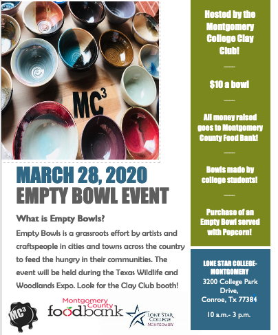 Read more about the article Montgomery College Clay Club Empty Bowls