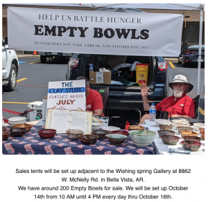 Read more about the article Bella Vista AR – Empty Bowls