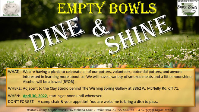 You are currently viewing Benton County Empty Bowls Picnic!