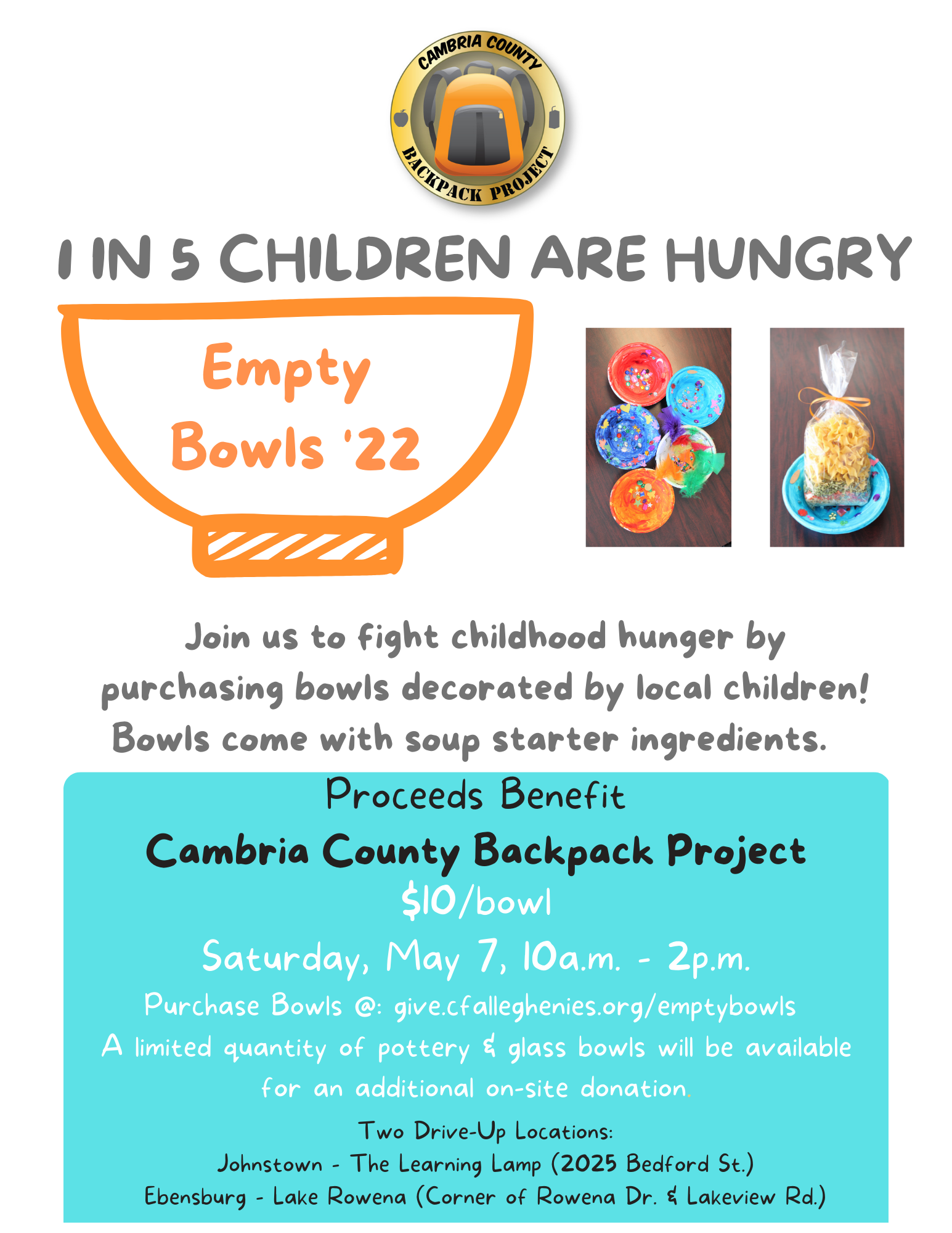 Read more about the article Cambria County Backpack Project