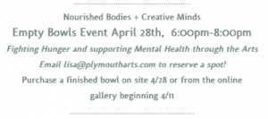 Read more about the article Plymouth Community Arts Council – Empty Bowls