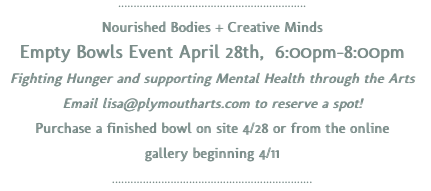 Plymouth Community Arts Council – Empty Bowls