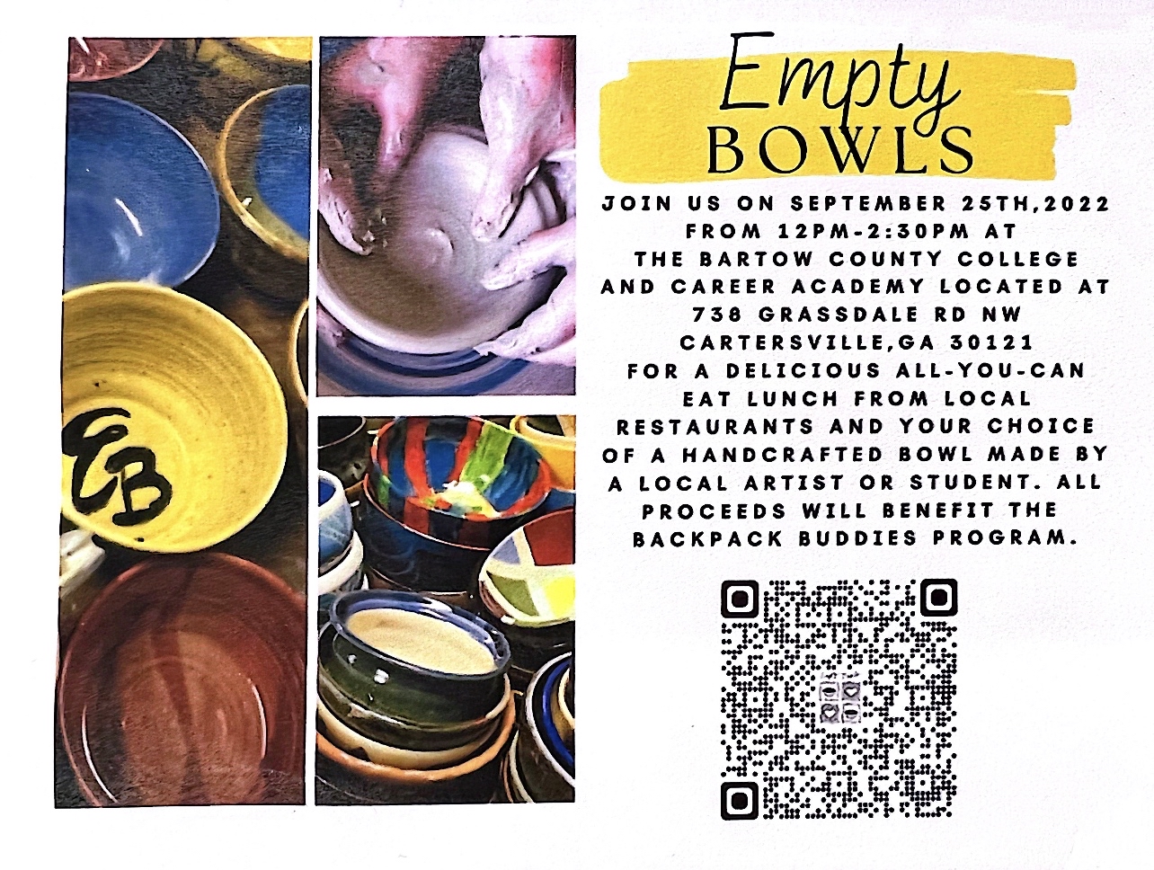 Bartow Empty Bowls