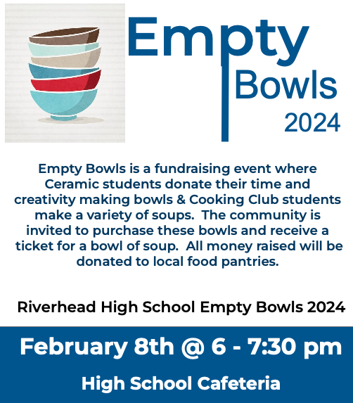 Riverhead High School Empty Bowls