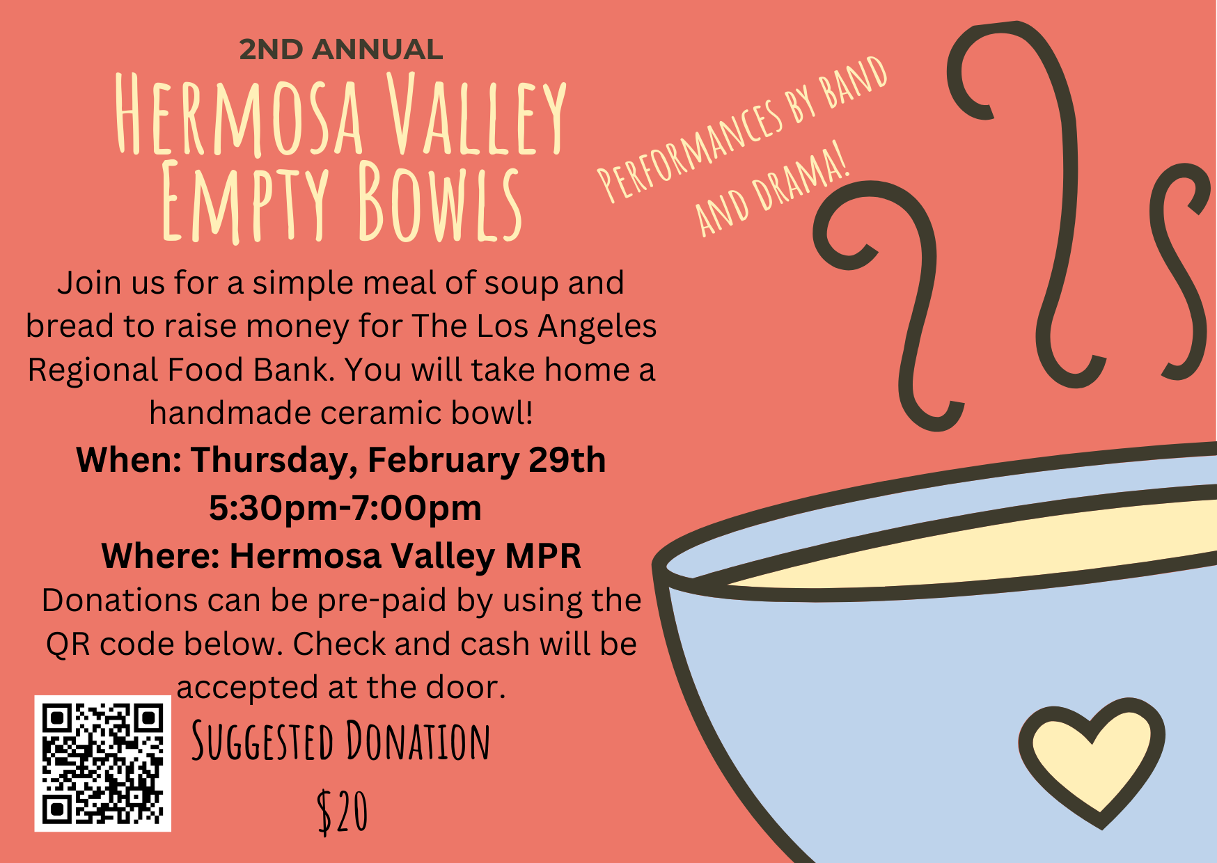 Hermosa Valley Empty Bowls