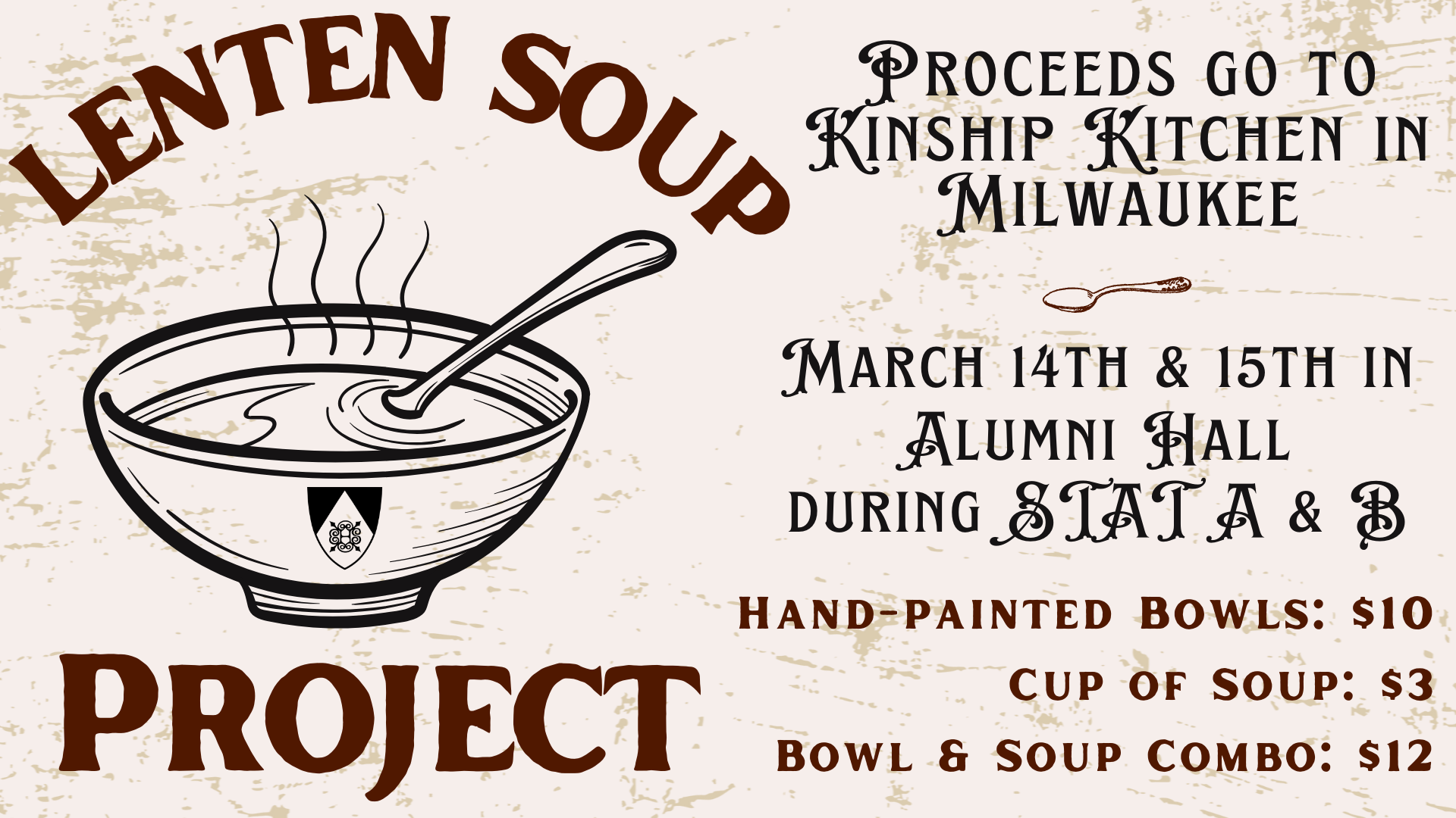 Empty Bowls – Lenten Soup Bowl Project