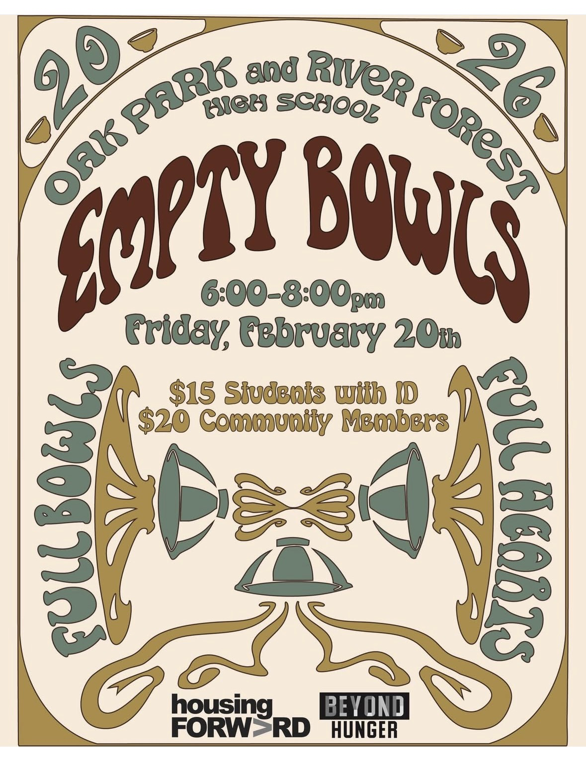 Oak Park River Forest High School Empty Bowls